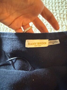 Ramy Brook Navy Asymmetrical Women’s Dress